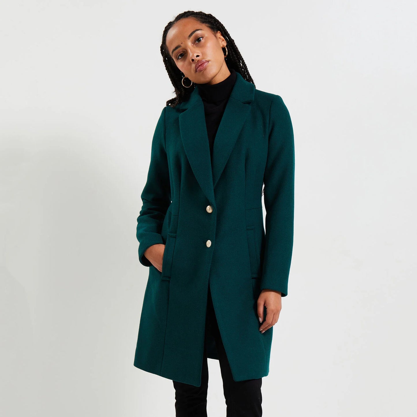 Manteau cintré femme