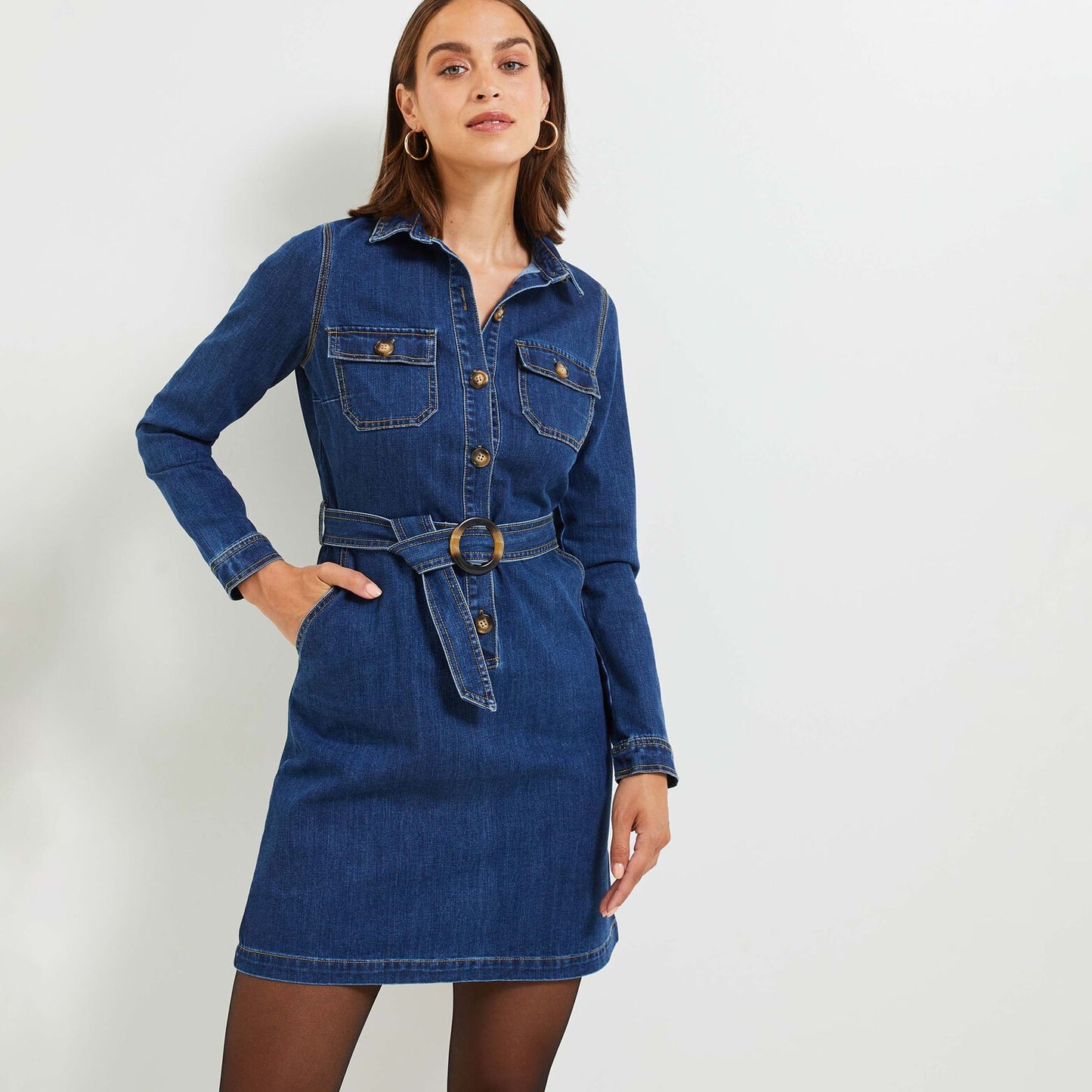 Robe en jean femme