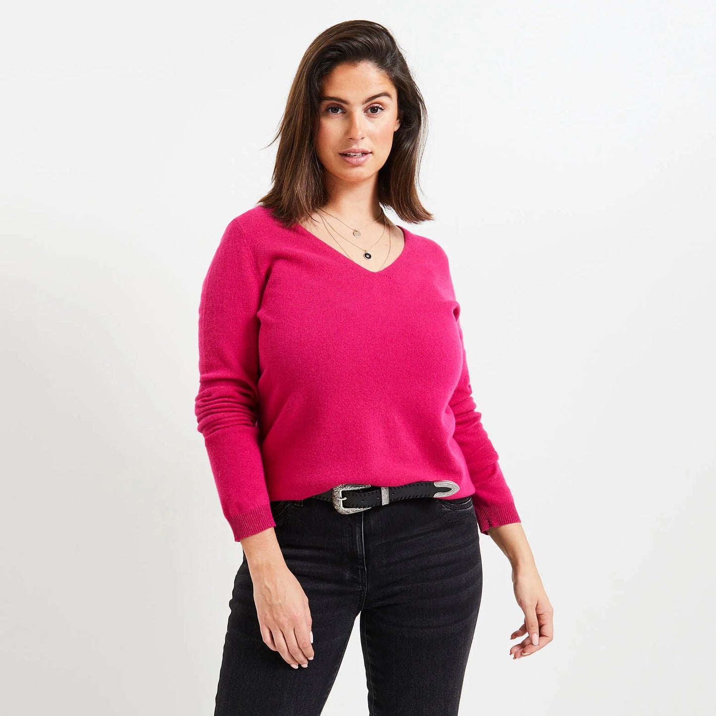 Pull laine et cachemire femme